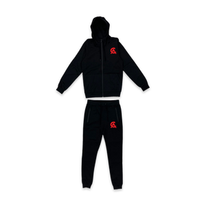 Tech Fleece Black•Red